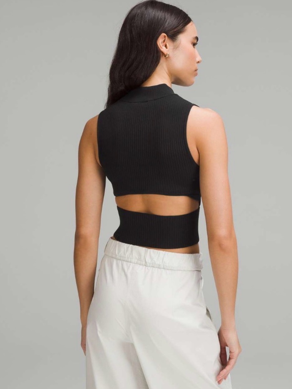 Lululemon Open Back Half-Zip Sweater
Black